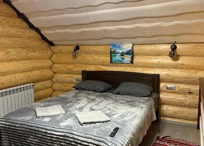 度假居 гірські будиночки Synevyrsʼka Polyana